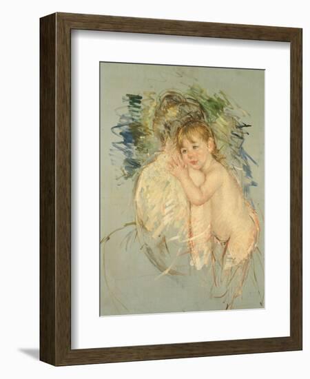 A Study for "Le Dos Nu"-Mary Cassatt-Framed Premium Giclee Print