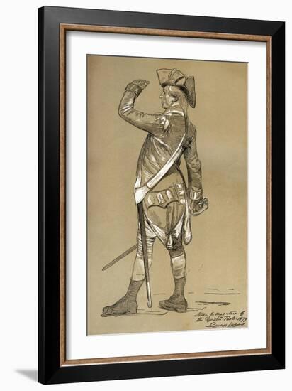 A Study for 'The Gordon Riots, 1879-John Seymour Lucas-Framed Giclee Print