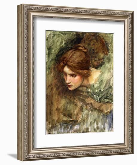 A Study for the Head of Venus-John William Waterhouse-Framed Giclee Print