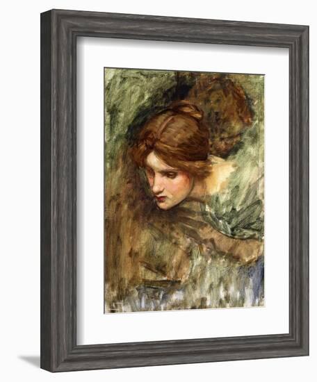 A Study for the Head of Venus-John William Waterhouse-Framed Giclee Print