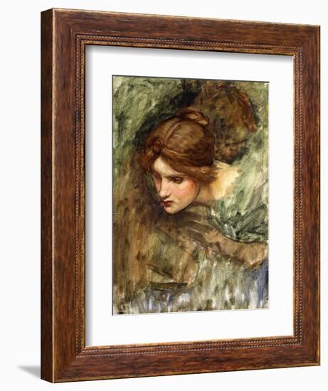 A Study for the Head of Venus-John William Waterhouse-Framed Giclee Print