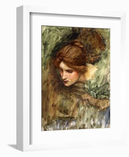 A Study for the Head of Venus-John William Waterhouse-Framed Giclee Print