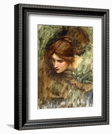 A Study for the Head of Venus-John William Waterhouse-Framed Giclee Print