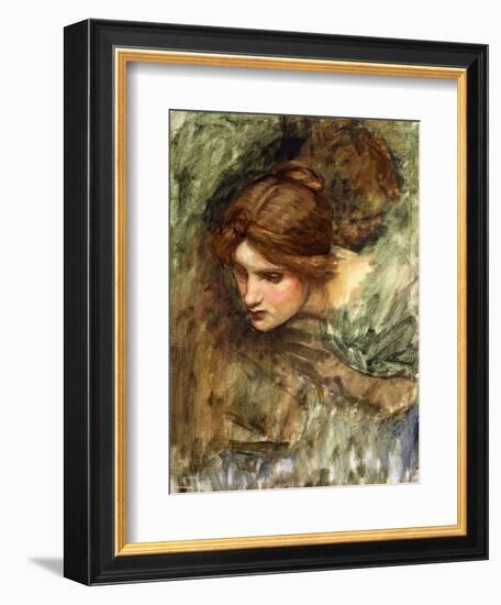 A Study for the Head of Venus-John William Waterhouse-Framed Giclee Print