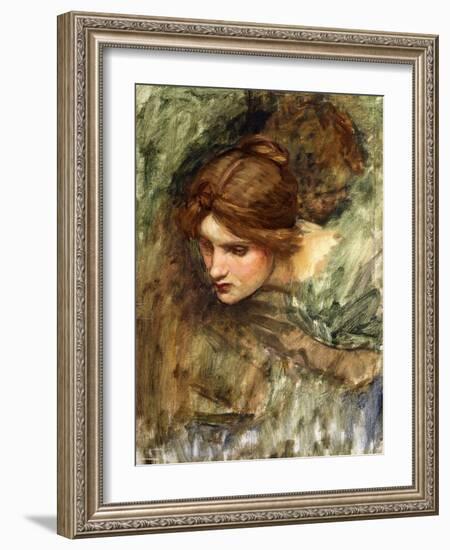 A Study for the Head of Venus-John William Waterhouse-Framed Giclee Print