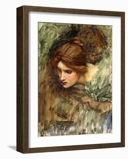 A Study for the Head of Venus-John William Waterhouse-Framed Giclee Print