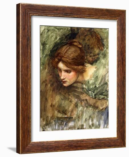 A Study for the Head of Venus-John William Waterhouse-Framed Giclee Print