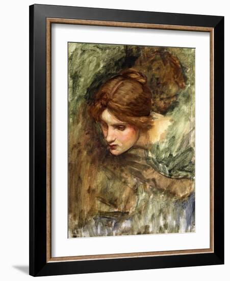 A Study for the Head of Venus-John William Waterhouse-Framed Giclee Print