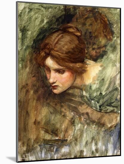 A Study for the Head of Venus-John William Waterhouse-Mounted Giclee Print