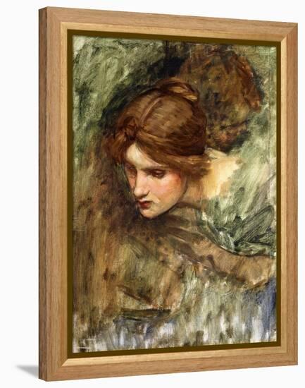 A Study for the Head of Venus-John William Waterhouse-Framed Premier Image Canvas