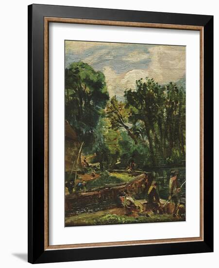 A Study for the Young Waltonians-John Constable-Framed Giclee Print