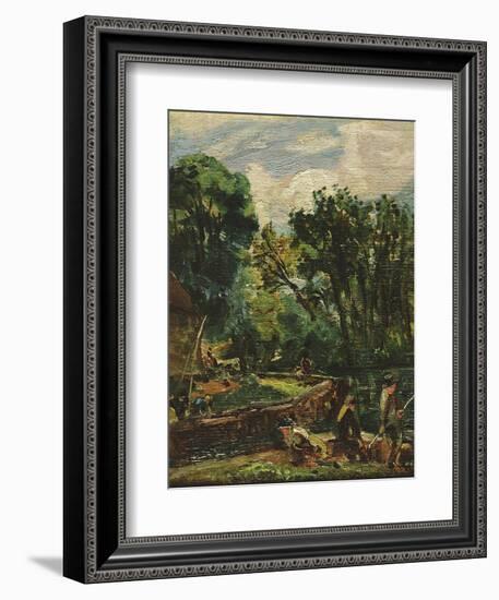 A Study for the Young Waltonians-John Constable-Framed Giclee Print