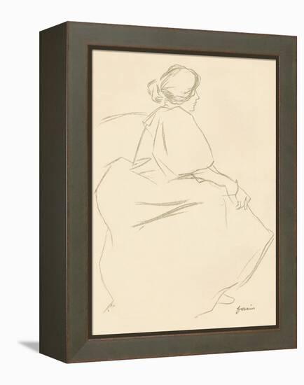 A Study in Crayon, C1872-1898, (1898)-Jean Louis Forain-Framed Premier Image Canvas