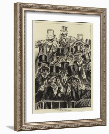 A Study in Race Glasses-Charles Paul Renouard-Framed Giclee Print