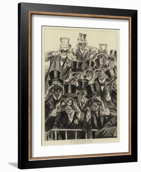 A Study in Race Glasses-Charles Paul Renouard-Framed Giclee Print