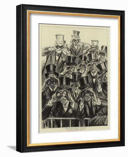 A Study in Race Glasses-Charles Paul Renouard-Framed Giclee Print