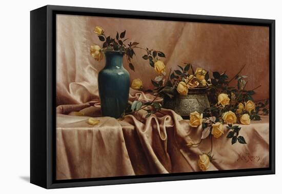 A Study in Roses-William Bradford-Framed Premier Image Canvas