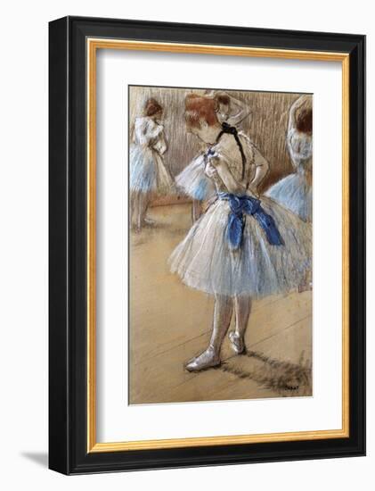 A Study of a Dancer-Edgar Degas-Framed Giclee Print