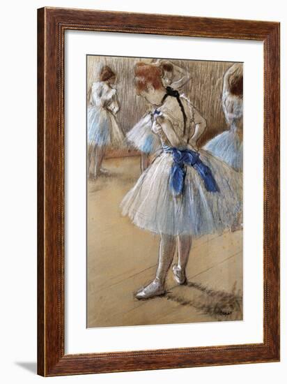 A Study of a Dancer-Edgar Degas-Framed Giclee Print