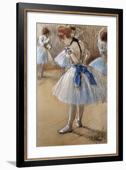 A Study of a Dancer-Edgar Degas-Framed Giclee Print