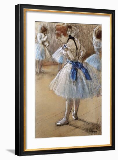 A Study of a Dancer-Edgar Degas-Framed Giclee Print