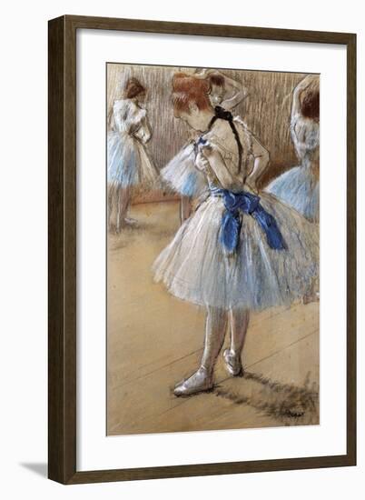 A Study of a Dancer-Edgar Degas-Framed Giclee Print