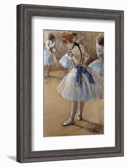 A Study of a Dancer-Edgar Degas-Framed Art Print