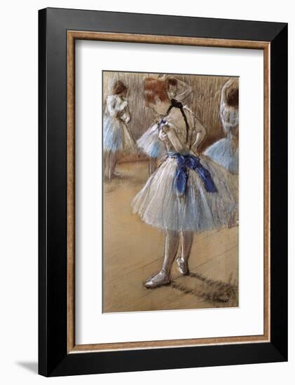 A Study of a Dancer-Edgar Degas-Framed Art Print