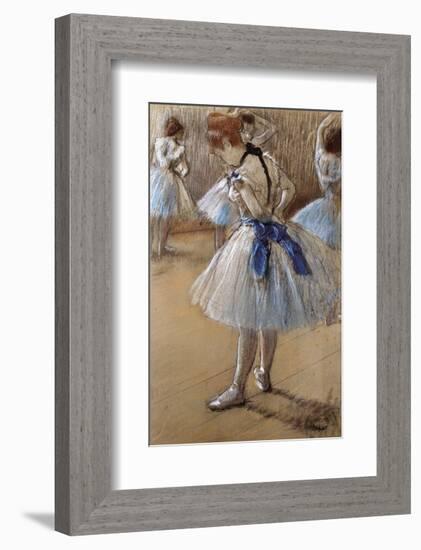 A Study of a Dancer-Edgar Degas-Framed Art Print