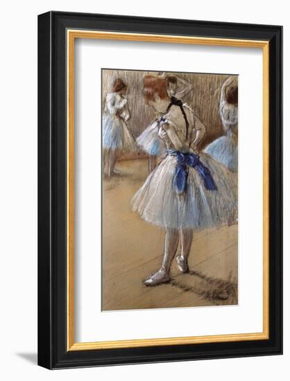 A Study of a Dancer-Edgar Degas-Framed Art Print