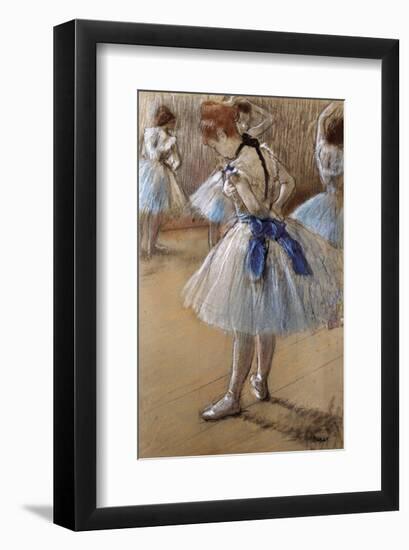 A Study of a Dancer-Edgar Degas-Framed Art Print