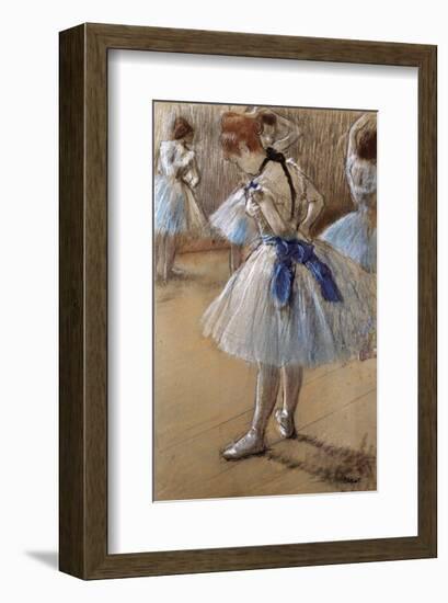 A Study of a Dancer-Edgar Degas-Framed Art Print