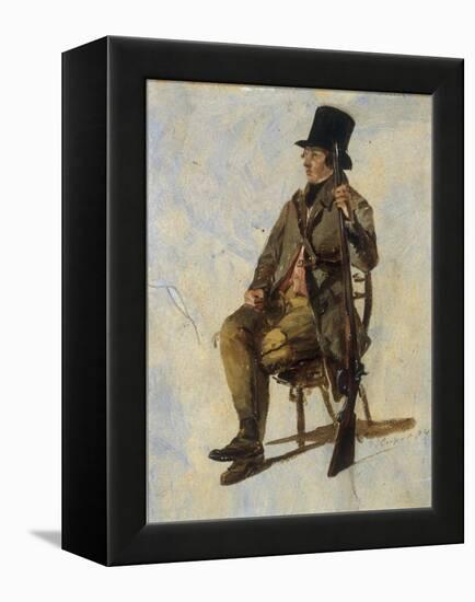 A Study of a Gamekeeper, 1834-Thomas Sidney Cooper-Framed Premier Image Canvas