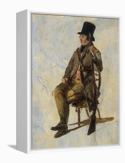 A Study of a Gamekeeper, 1834-Thomas Sidney Cooper-Framed Premier Image Canvas