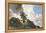 A Study of Clouds and Trees-John Constable-Framed Stretched Canvas