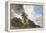 A Study of Clouds and Trees-John Constable-Framed Stretched Canvas