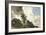 A Study of Clouds and Trees-John Constable-Framed Art Print