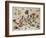 A Study of Flowers and Insects-Jan Van, The Elder Kessel-Framed Giclee Print