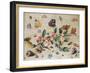 A Study of Flowers and Insects-Jan Van, The Elder Kessel-Framed Giclee Print
