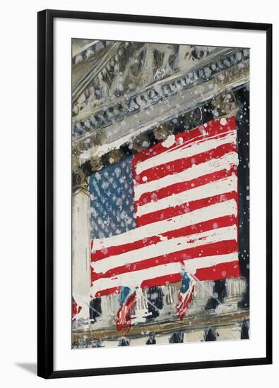 A Study of NY Stock Exchange-Susan Brown-Framed Giclee Print