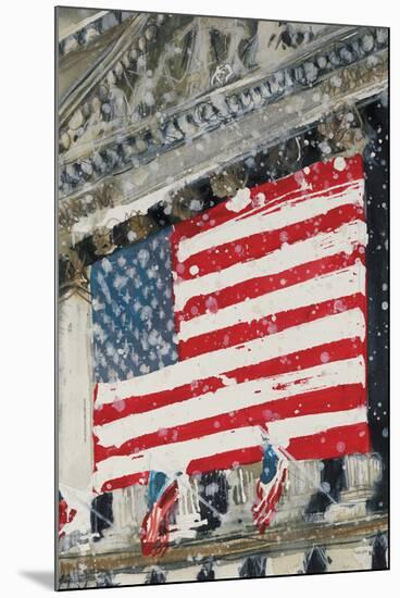 A Study of NY Stock Exchange-Susan Brown-Mounted Giclee Print