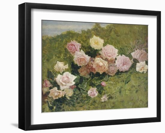 A Study of Roses-Luigi Rossi-Framed Giclee Print