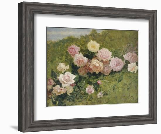 A Study of Roses-Luigi Rossi-Framed Giclee Print