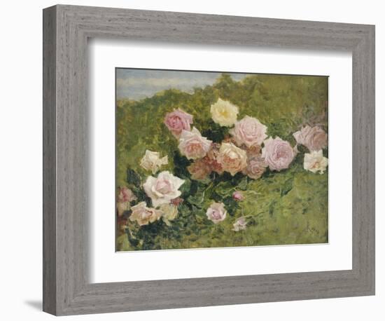 A Study of Roses-Luigi Rossi-Framed Giclee Print