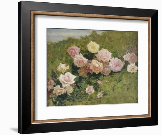 A Study of Roses-Luigi Rossi-Framed Giclee Print