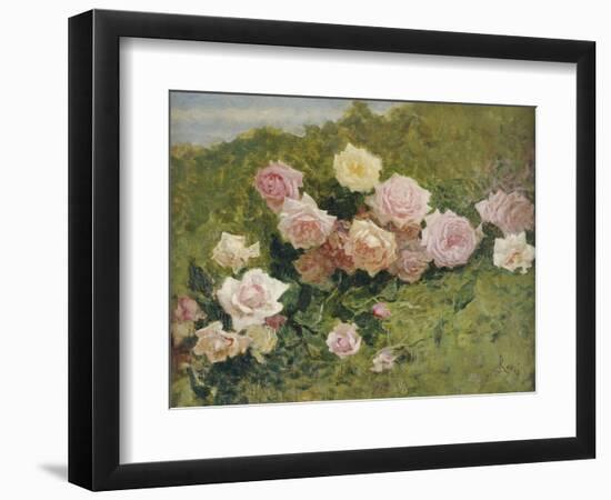 A Study of Roses-Luigi Rossi-Framed Giclee Print