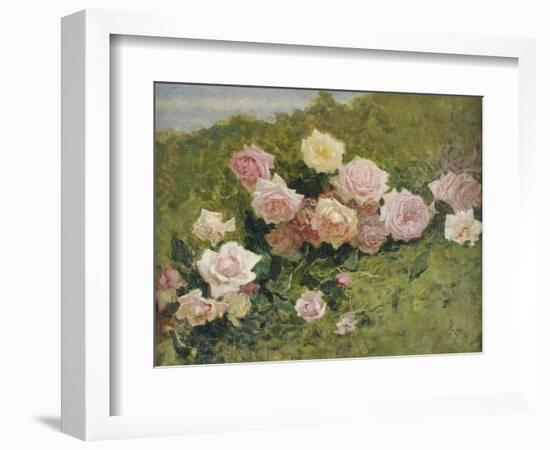 A Study of Roses-Luigi Rossi-Framed Giclee Print