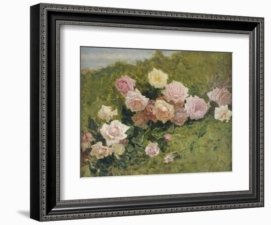 A Study of Roses-Luigi Rossi-Framed Giclee Print