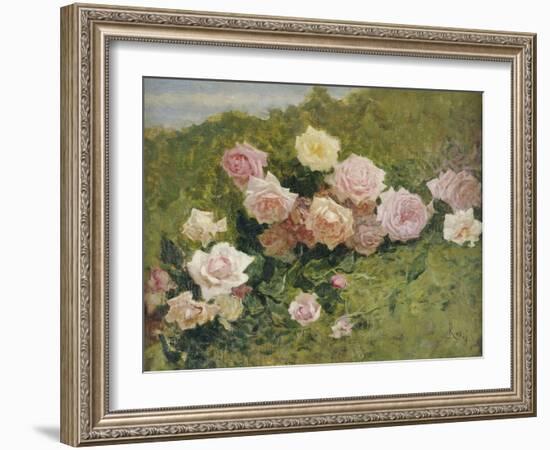 A Study of Roses-Luigi Rossi-Framed Giclee Print