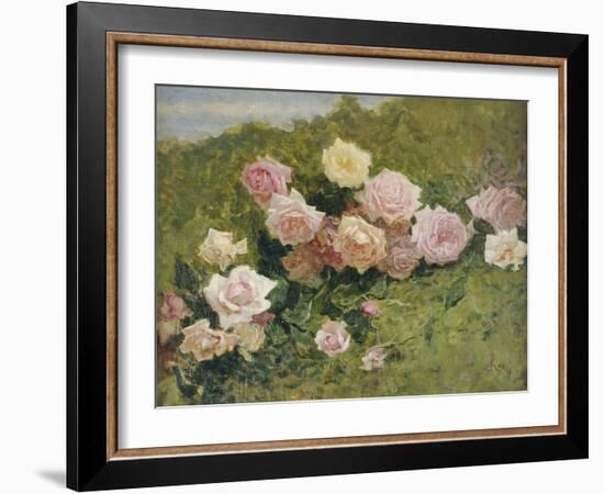 A Study of Roses-Luigi Rossi-Framed Giclee Print